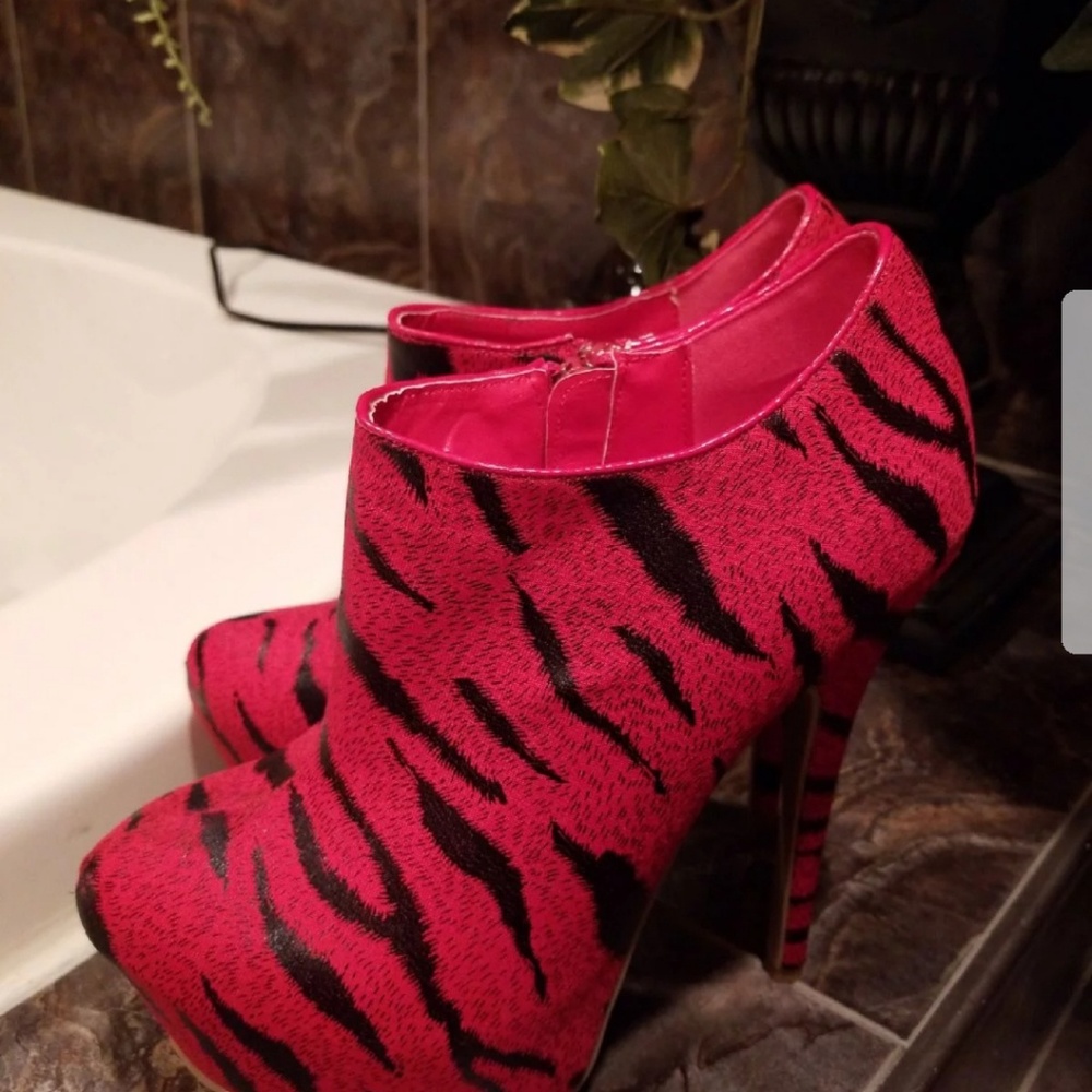 Red booties